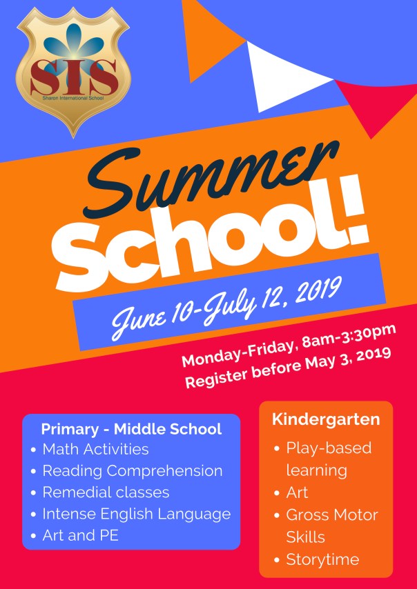 Summer Workshop School Poster